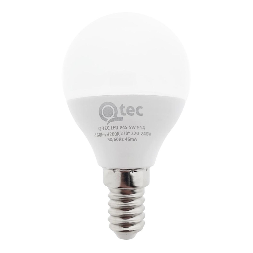 LED Žiarovka Qtec P45 E14/5W/230V 4200K