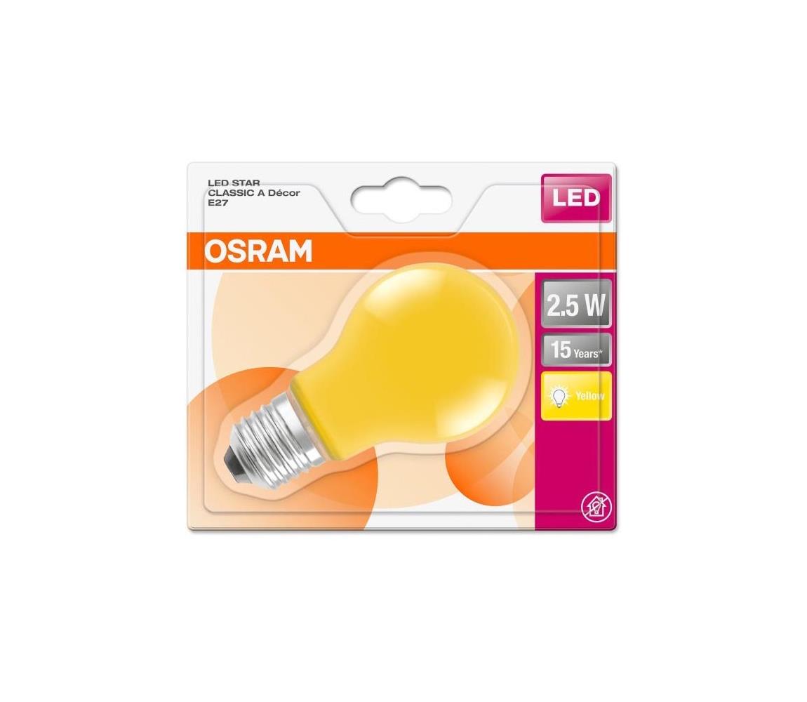 Obrázok LED žiarovka LEDVANCE 4058075816084 230 V, 2 W = 15 W, žltá, A+ (A++ - E), vlákno, 1 ks