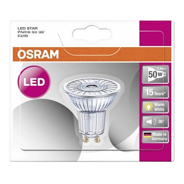 LED Žiarovka STAR GU10/4,3W/230V 2700K - Osram