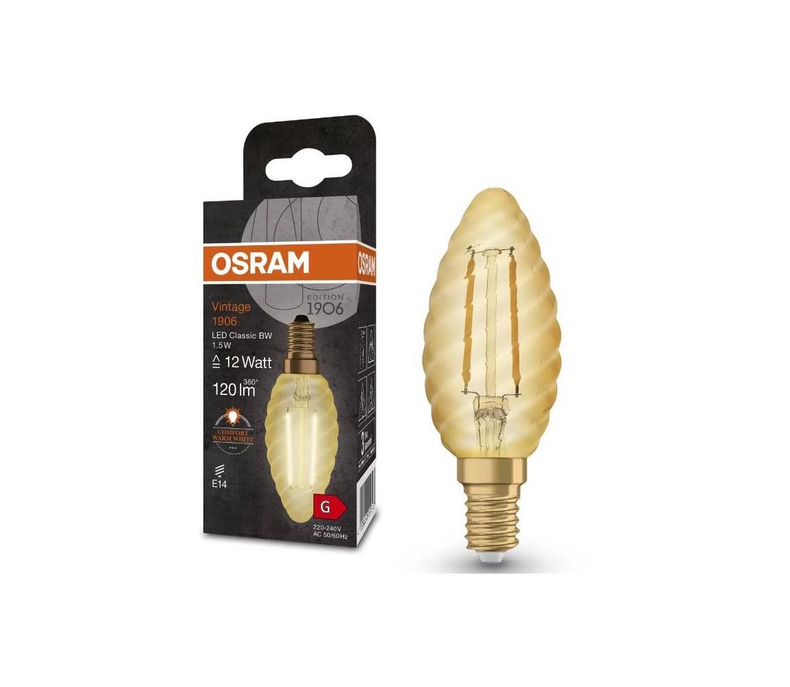 Osram LED Žiarovka VINTAGE E14/1,5W/230V 2400K - Osram 