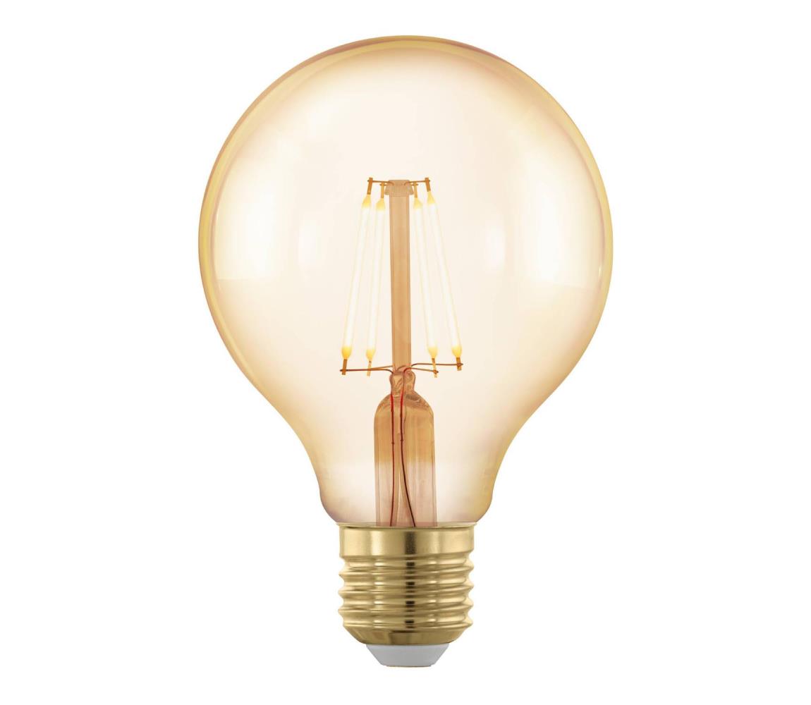 Eglo LED Žiarovka VINTAGE G80 E27/4W/230V 1700K - Eglo 79628 