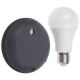 Ledvance -  Inteligentný reproduktor Google Nest Mini + LED RGBW Stmievateľná žiarovka SMART+ E27/9W/230V 2700 - 6500K