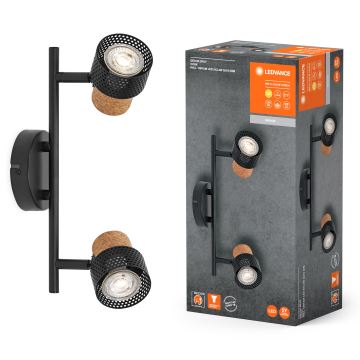 Ledvance - LED Bodové svietidlo DECOR CORK 2xGU10/3,4W/230V