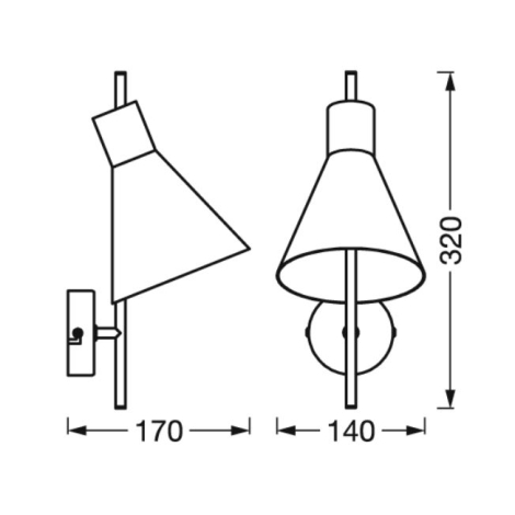 Ledvance - LED Nástenná lampa DECOR TOKIO LED/5W/230V
