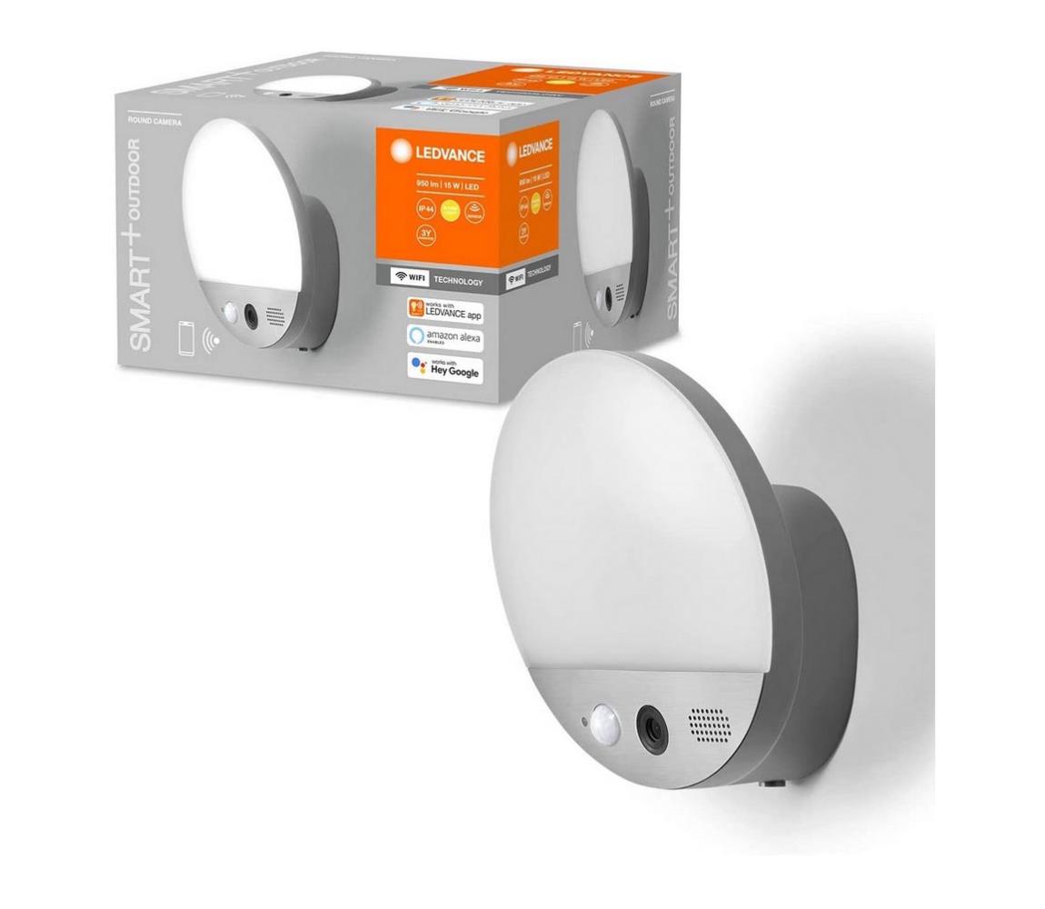 Ledvance Ledvance- LED Nástenné svietidlo so senzorom a kamerou SMART+ 15W/230V Wi-Fi IP44 