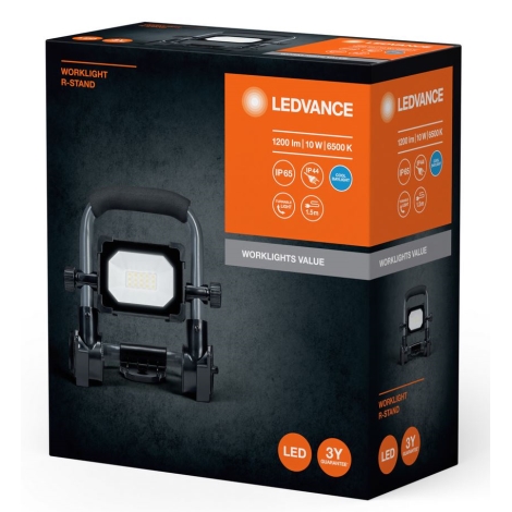 Ledvance - LED Vonkajší reflektor WORKLIGHT R-STAND LED/10W/230V 6500K IP65