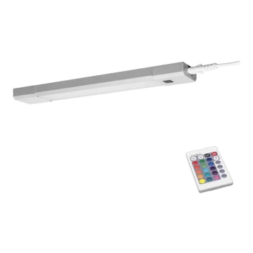 Ledvance - LED RGB Stmievateľné podlinkové svietidlo SLIM LED/8W/230V + diaľkové ovládanie