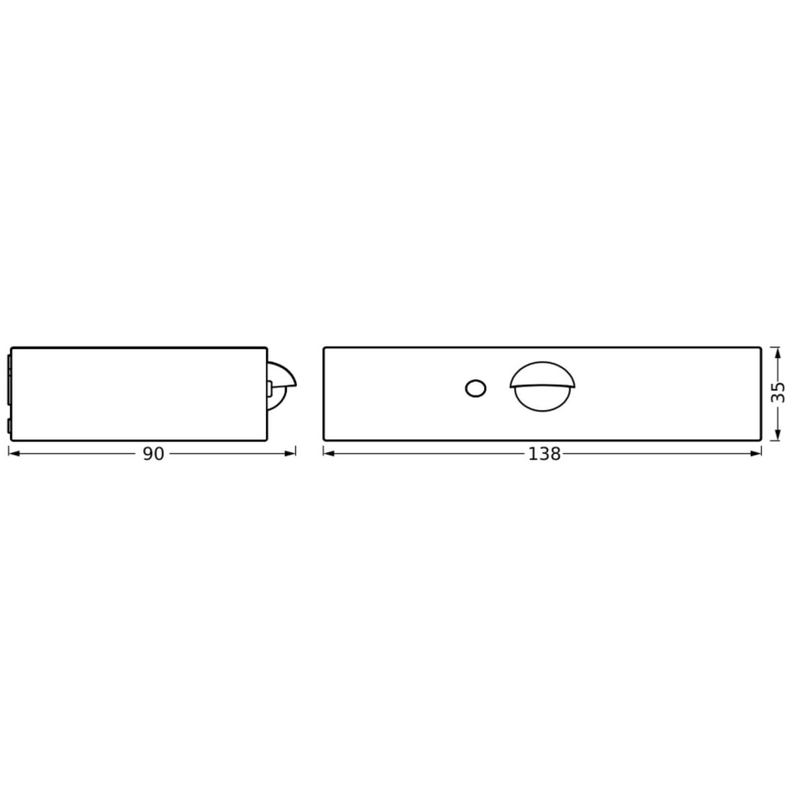 Ledvance - LED Solárne nástenné svietidlo so senzorom ENDURA SOLAR LED/3W/4,2V IP65