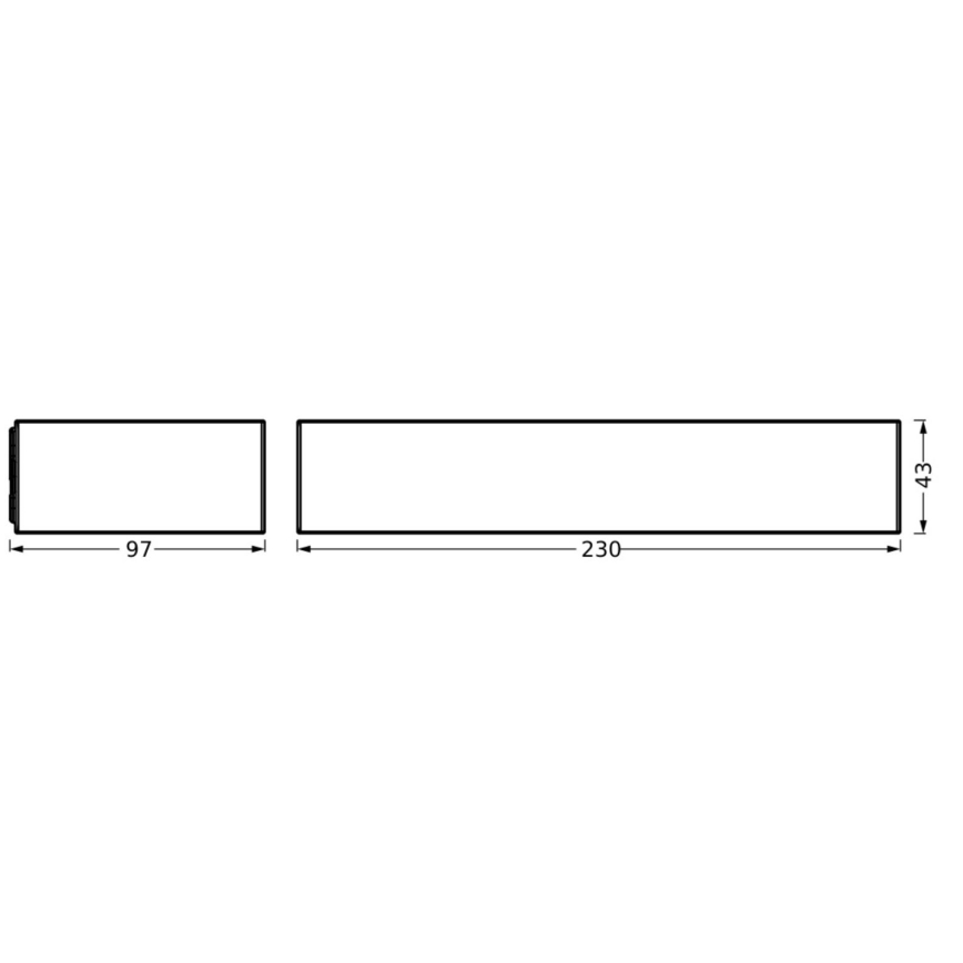 Ledvance - LED Solárne nástenné svietidlo so senzorom ENDURA SOLAR LED/6W/4,2V IP65