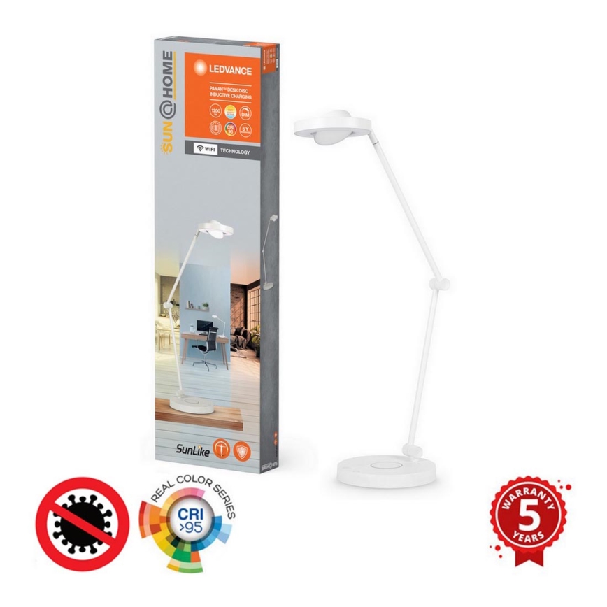 Ledvance - LED Stmievateľná dotyková stolná lampa SUN@HOME LED/20W/230V 2200-5000K CRI 95 Wi-Fi