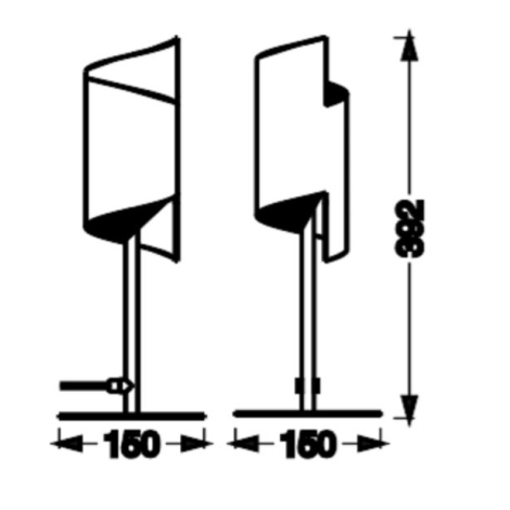 Ledvance - LED Stmievateľná stolná lampa SMART+ DECOR TWIST LED/12W/230V 3000-6500K Wi-Fi biela