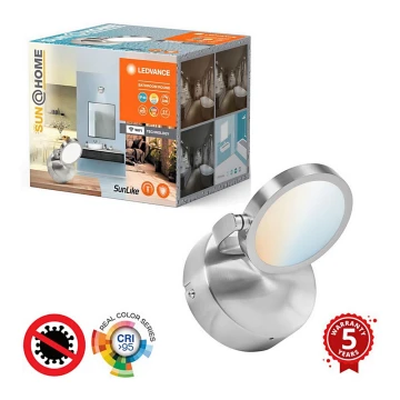 Ledvance - LED Stmievateľné kúpeľňové bodové svietidlo SUN@HOME LED/7,5W/230V 2200-5000K CRI 95 Wi-Fi IP44