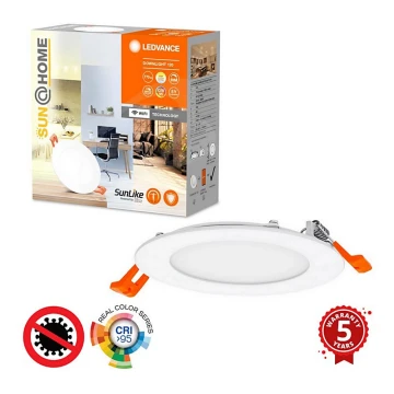 Ledvance - LED Stmievateľné podhľadové svietidlo SUN@HOME LED/8W/230V 2200-5000K CRI 95 Wi-Fi