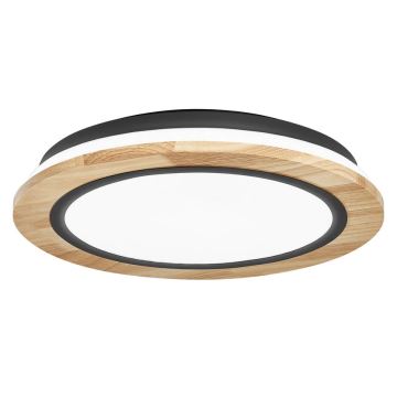 Ledvance - LED Stmievateľné stropné svietidlo SMART+ ORBIS WOOD LED/24W/230V 2700-6500K dub Wi-Fi