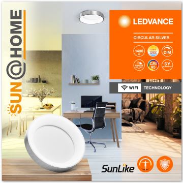 Ledvance-LED Stmievateľné stropné svietidlo SUN@HOME CIRCULAR LED/18,5W/230V Wi-Fi