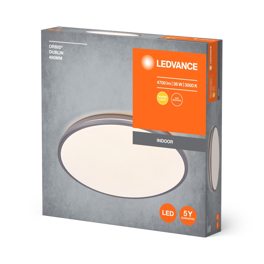 Ledvance - LED Stropné svietidlo ORBIS DUBLIN LED/36W/230V pr. 49 cm