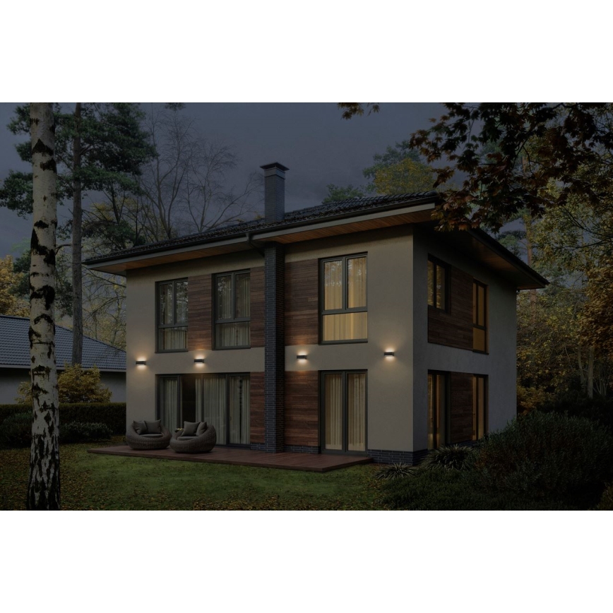 Ledvance - LED Vonkajšie nástenné svietidlo ENDURA STYLE IDRI 2xLED/6,25W/230V IP65