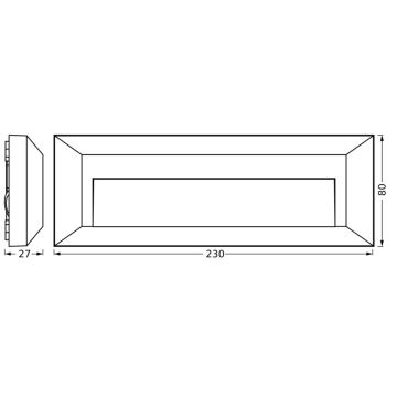 Ledvance - LED Vonkajšie nástenné svietidlo ENDURA STYLE IVAN LED/1,9W/230V IP65