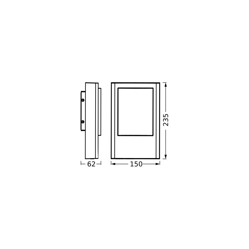 Ledvance - LED Vonkajšie nástenné svietidlo ENDURA STYLE LED/12,5W/230V IP44