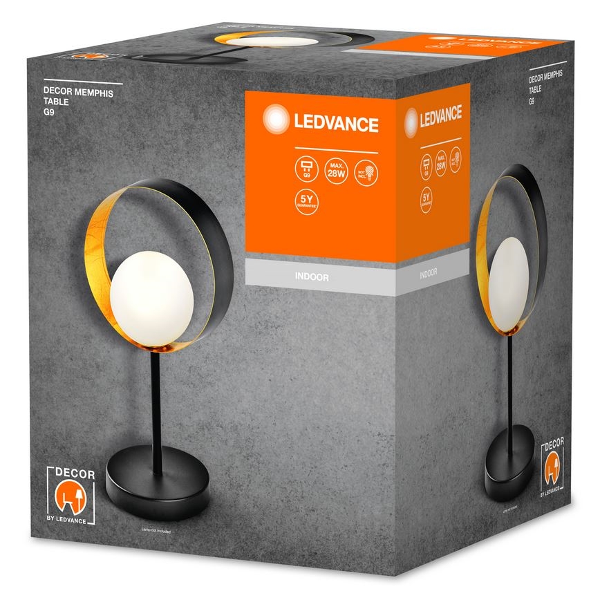 Ledvance - Stolná lampa DECOR MEMPHIS 1xG9/28W/230V