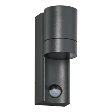 Ledvance - Vonkajšie nástenné svietidlo so senzorom ISIDOR 1xGU10/35W/230V IP65