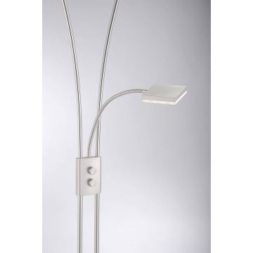 Leuchten Direkt 11776-55 - LED Stmievateľná stojacia lampa HELIA LED/16,8W/230V + 2xLED/3,8W