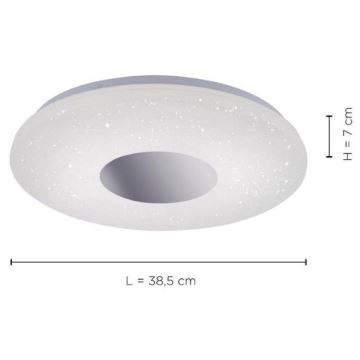 Leuchten Direkt 14422-17 - LED Kúpeľňové stropné svietidlo so senzorom LAVINIA LED/18W/230V IP44