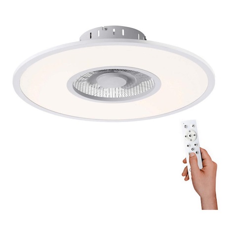 Leuchten Direkt 14642-16 - LED  Stmievateľné stropné svietidlo s ventilátorom FLAT-AIR LED/32W/230V + diaľkové ovládanie