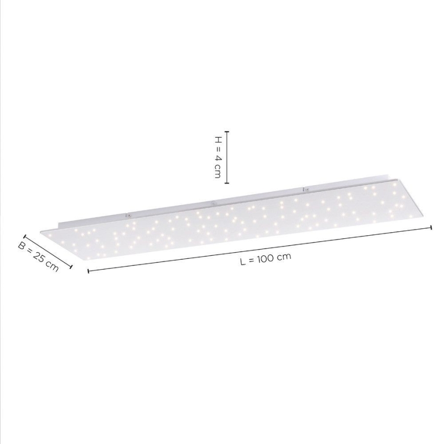 Leuchten Direkt 14672-55 - LED Stmievateľné stropné svietidlo SPARKLE LED/18W/230V 2700-5000K + diaľkové ovládanie