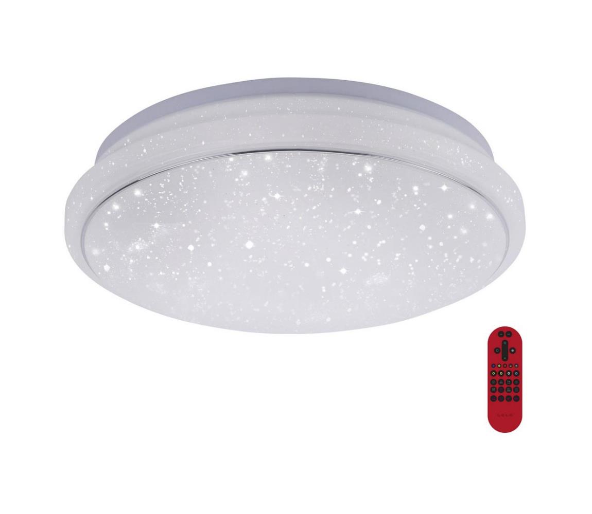 Obrázok LED stropné svietidlo LeuchtenDirekt LOLAsmart-JUPI 14742-16, Vonkajší Ø 350 mm, biela