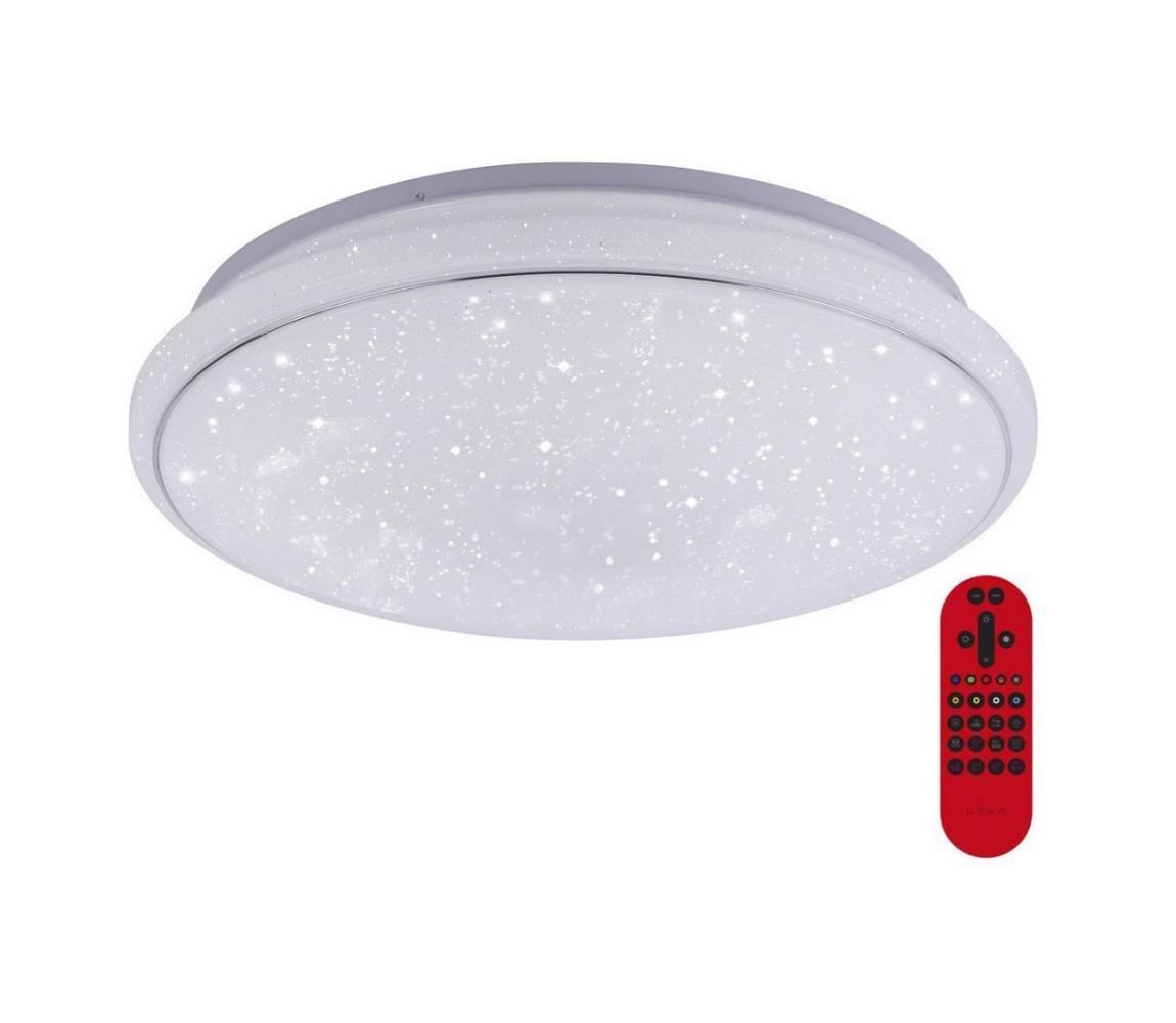 Obrázok LED stropné svietidlo LeuchtenDirekt LOLAsmart-JUPI 14743-16, Vonkajší Ø 440 mm, biela