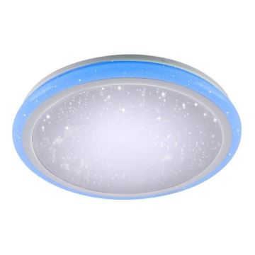 Leuchten Direkt 15220-16 - LED RGB Stmievateľné stropné svietidlo LUISA LED/28W/230V + diaľkové ovládánie