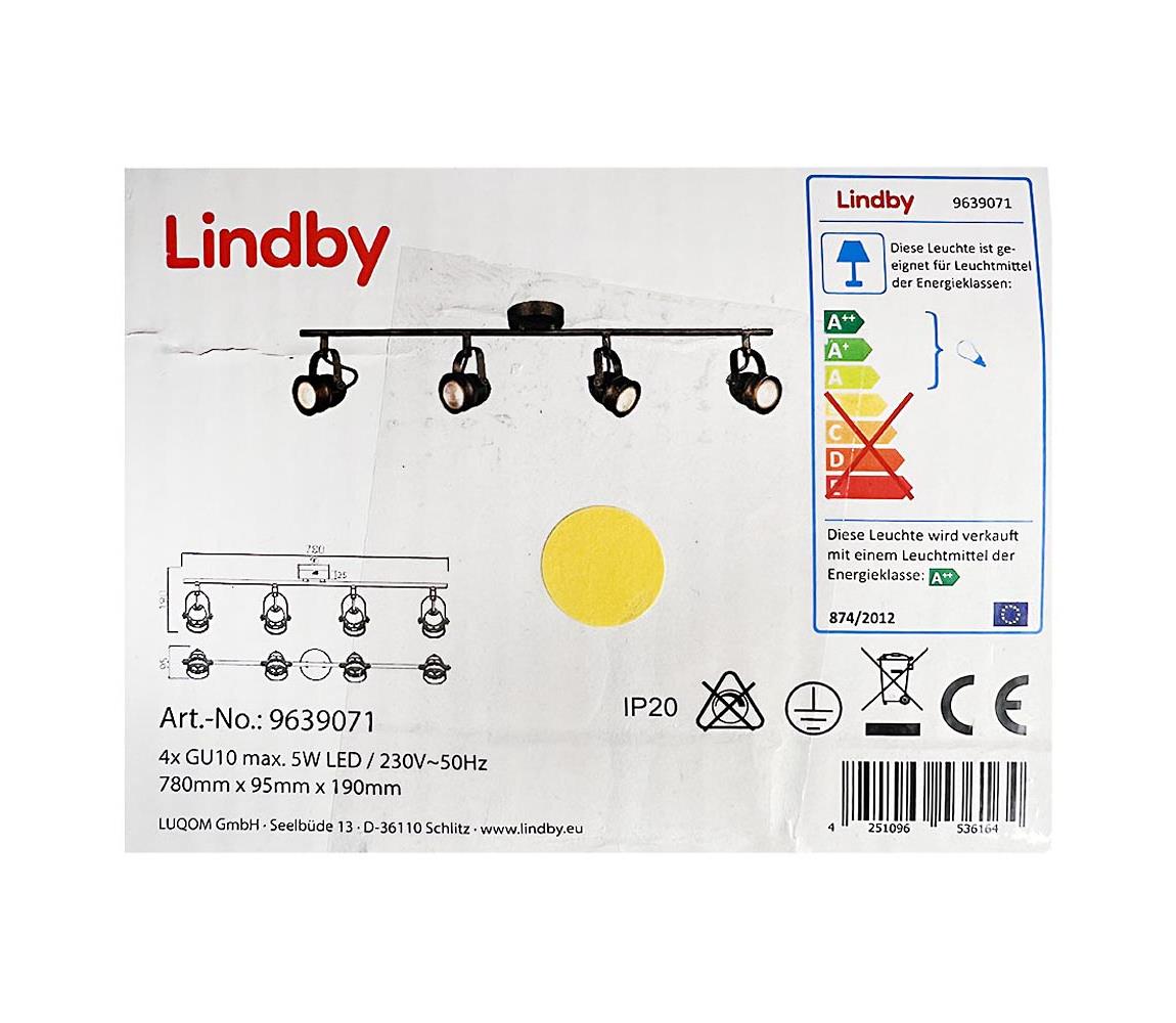 Lindby Lindby - Bodové svietidlo LEONOR 4xGU10/5W/230V 