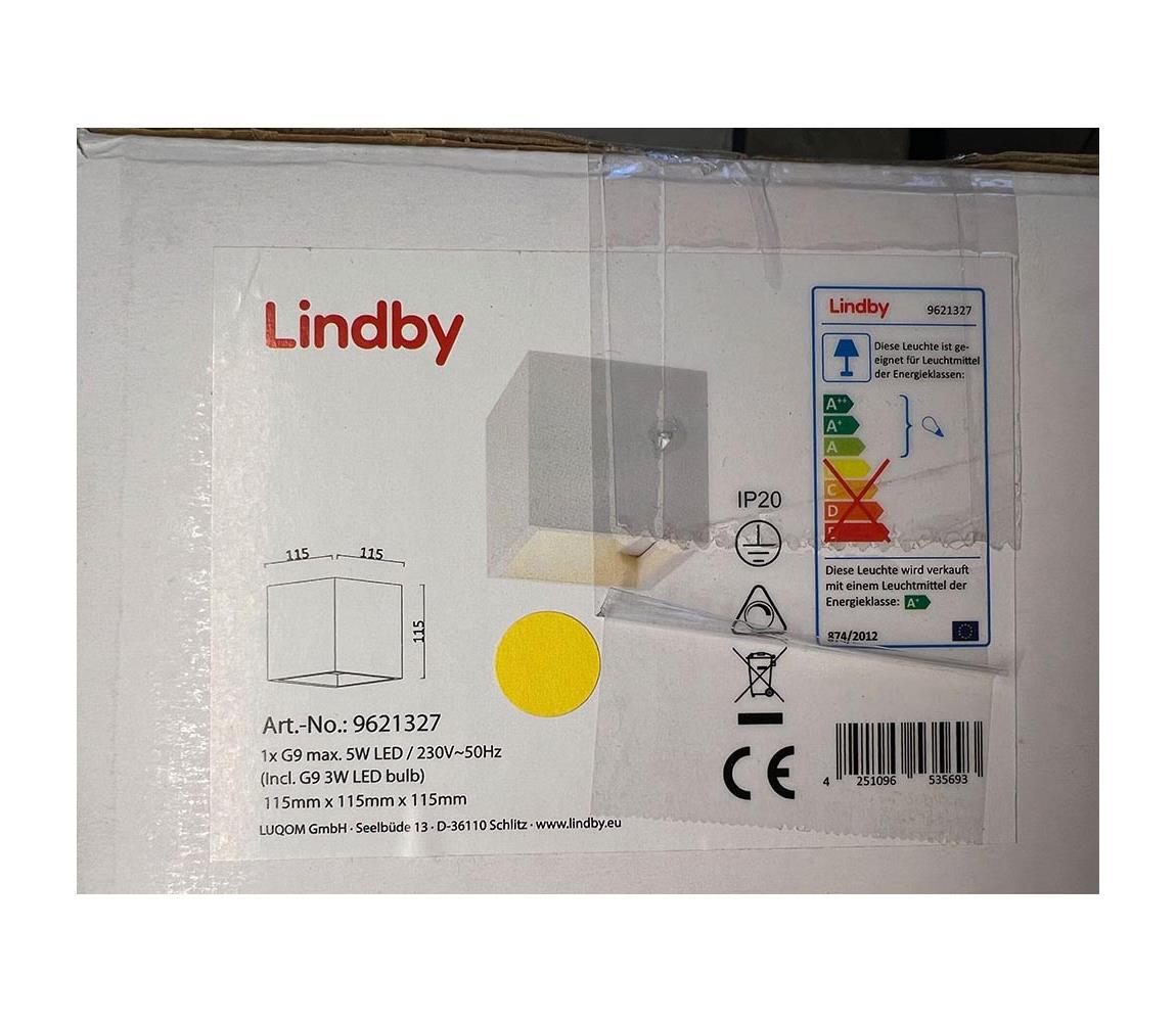 Lindby Lindby - LED Nástenné svietidlo KAY 1xG9/3W/230V 