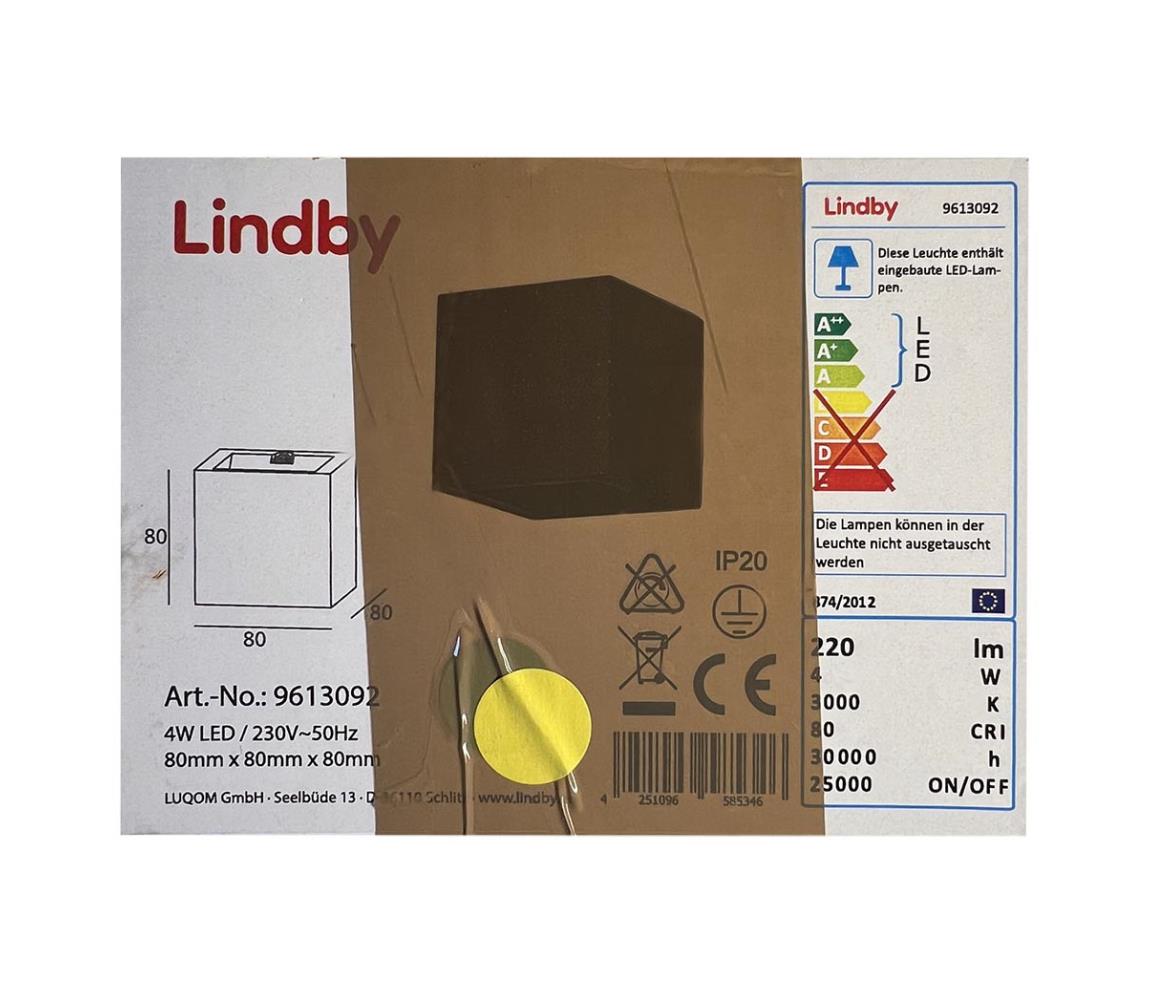 Lindby Lindby - LED Nástenné svietidlo QUASO LED/4W/230V 