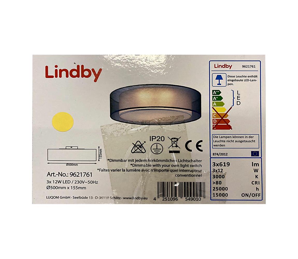 Lindby Lindby - LED Stmievateľné stropné svietidlo AMON 3xLED/12W/230V 