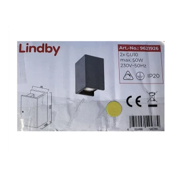Lindby - Nástenné svietidlo GERDA 2xGU10/50W/230V