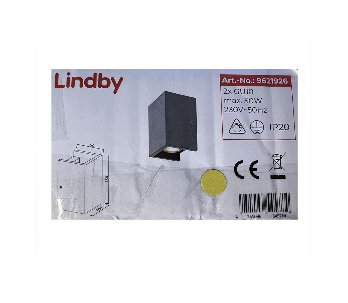 Lindby Lindby - Nástenné svietidlo GERDA 2xGU10/50W/230V 