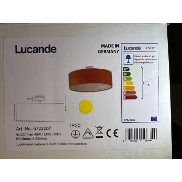 Lucande - Stropné svietidlo Gala 4xE27/40W/230V