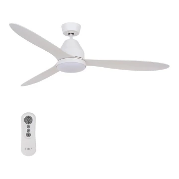 Lucci air 213043 - LED Stropný ventilátor WHITEHAVEN GX53/17W/230V biela + diaľkové ovládanie