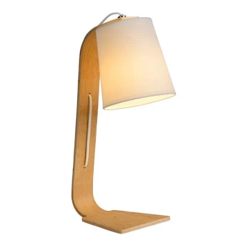 Lucide 06502/81/31 - Stolná lampa NORDIC 1xE14/40W/230V biela