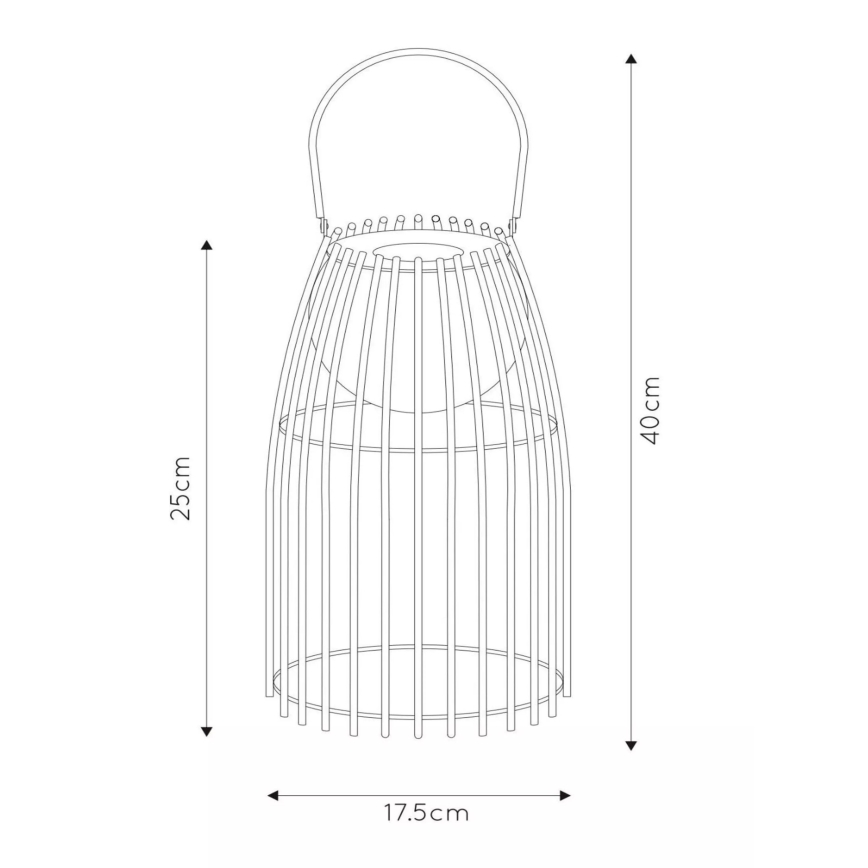 Lucide 06801/01/30 - LED Stmievateľná dotyková lampa FJARA LED/0,3W/230V IP44