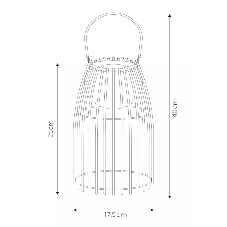 Lucide 06801/01/43 - LED Stmievateľná lampa FJARA LED/0,3W/5V USB IP44