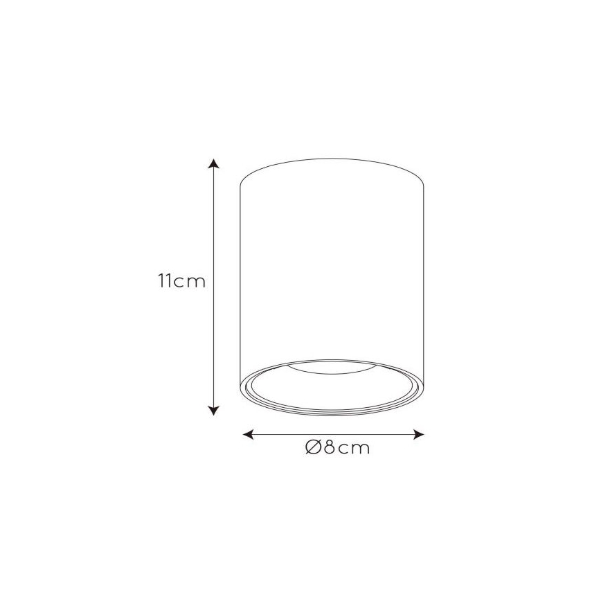 Lucide 09912/05/31 - LED Bodové svietidlo BENTOO 1xGU10/5W/230V biela