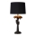 Lucide 10505/81/30 - Stolná lampa COCONUT 1xE27/40W/230V čierna