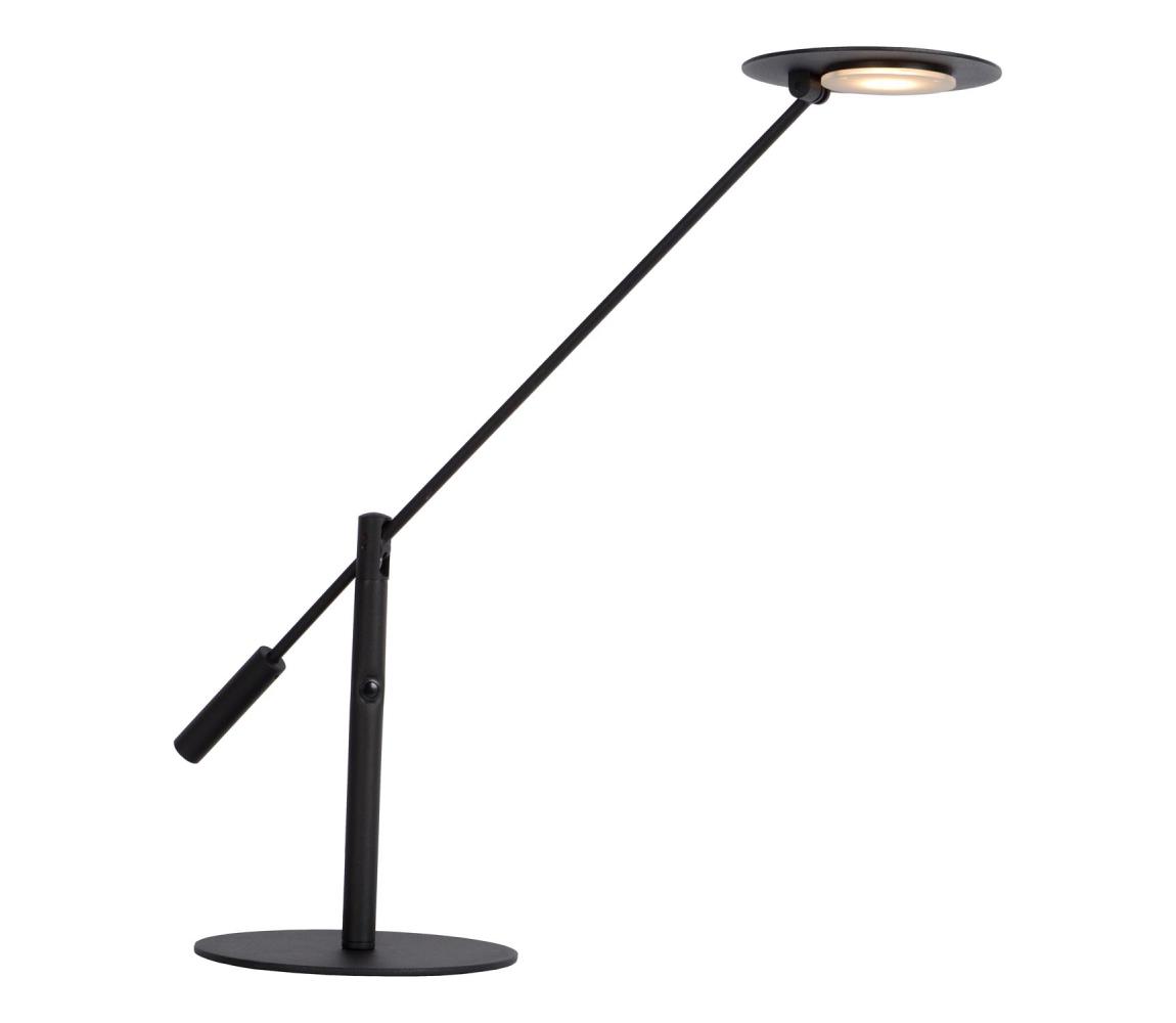 Lucide Lucide 19666/09/30 - LED Stmievateľná stolná lampa ANSELMO LED/9W/230V čierna 