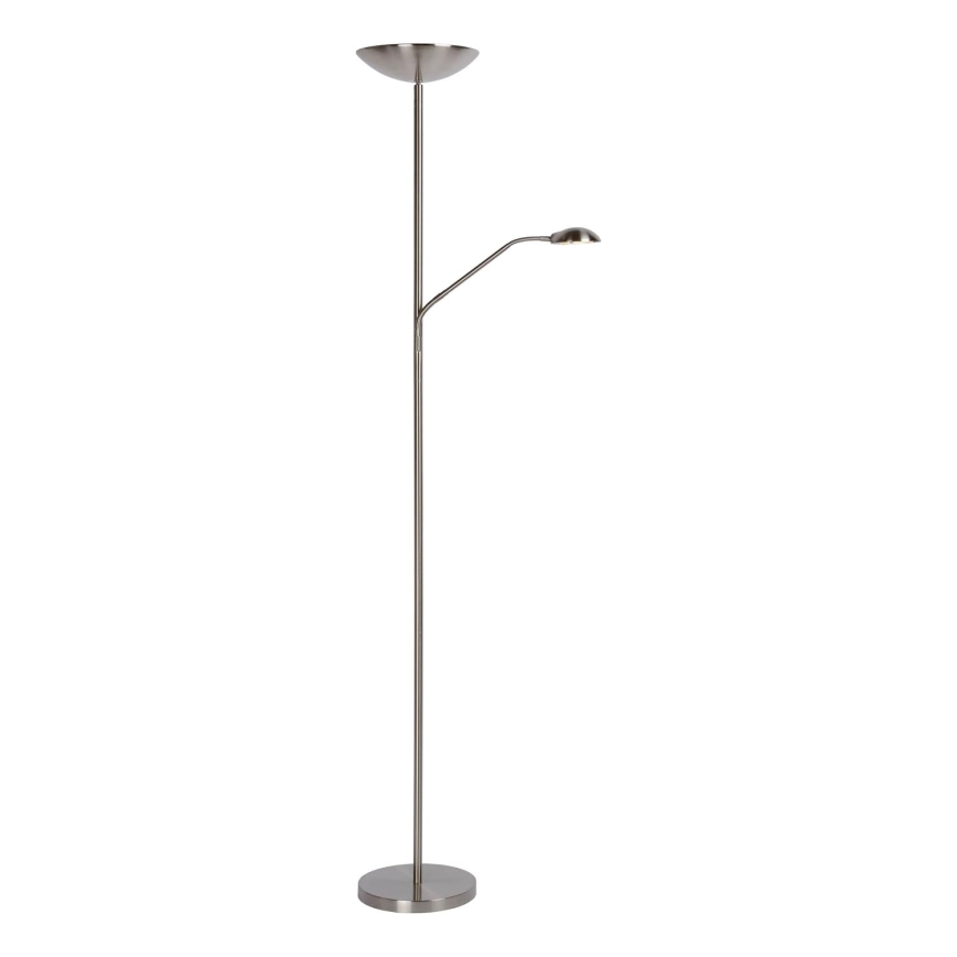 Lucide 19791/24/12 - LED Stmievateľná stojacia lampa ZENITH LED/20W + LED/4W/230V chróm