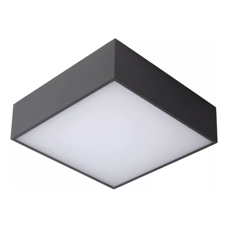 Lucide 27816/10/29 - LED Kúpeľňové stropné svietidlo ROXANE LED/12W/230V 24x24 cm IP54 čierna