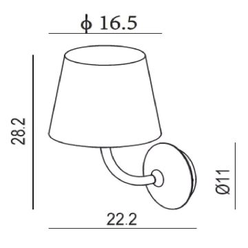 Lucide 27888/07/30 - LED Vonkajšie nástenné svietidlo JUSTIN LED/7W/230V IP65