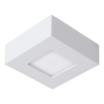 Lucide 28117/11/31 - LED Stmievateľné kúpeľňové stropné svietidlo BRICE LED/8W/230V 10,8x10,8 cm IP44 biela